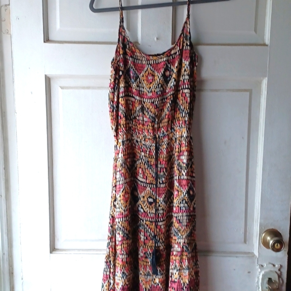 Simply Styled Multi Color Dress size Medium